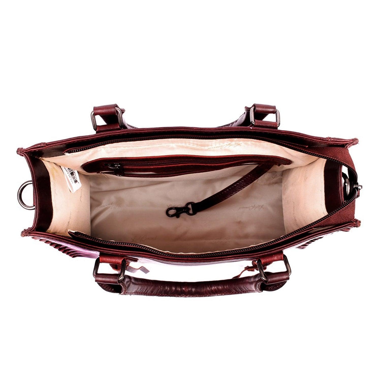 Concealed Carry Emma Leather Satchel -  Designer Concealed Carry Purse -  YKK Locking Purse with Universal Holster -  Leather Bag For Gun Owners - Easy Conceal Carry -  CCW Purse for Women - Conceal and Carry purse for Handgun - Designer Luxury Conceal Carry Handbag -  Handbag Gun and Pistol Bag - Handbag for concealed gun - Hidden Gun Bag
