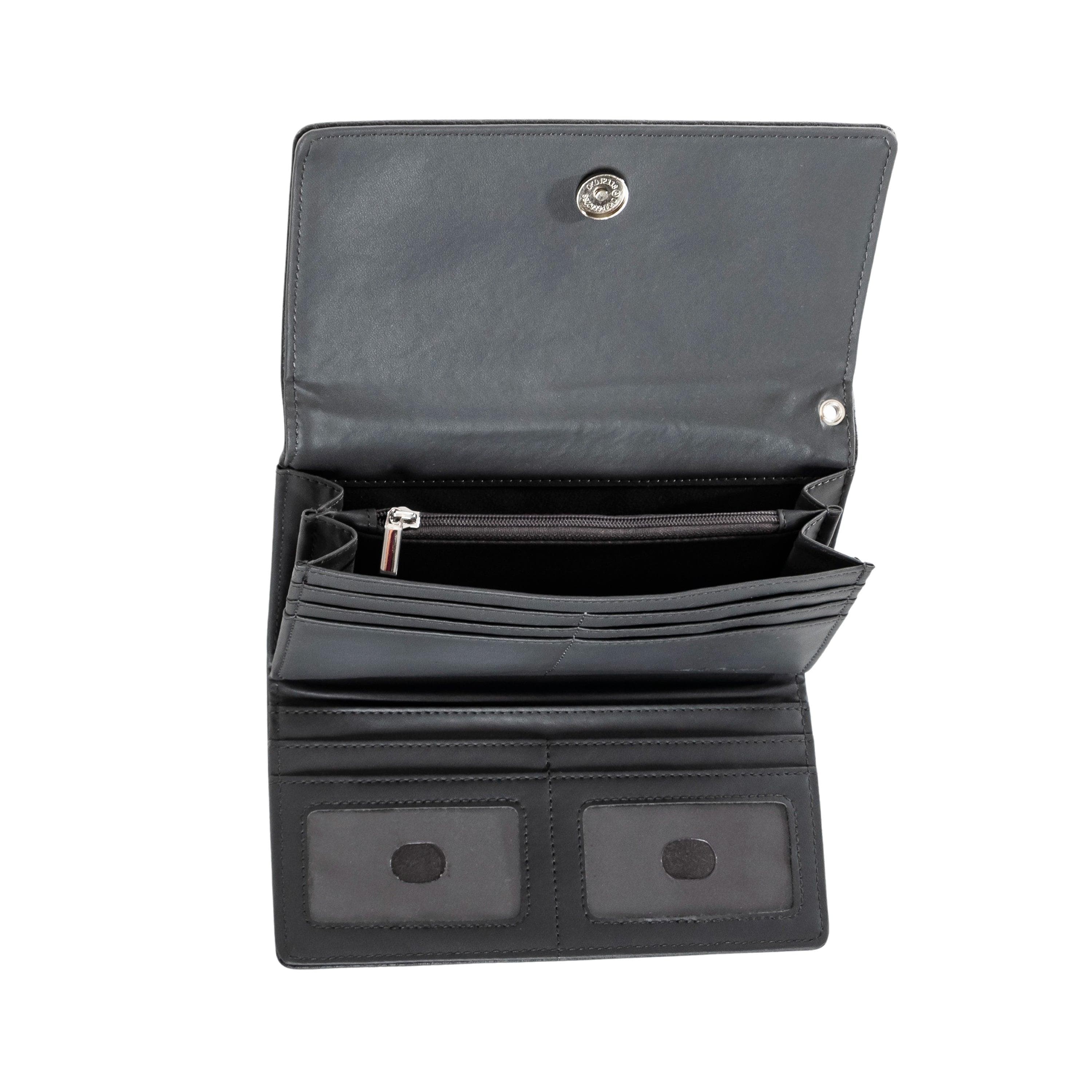 Morgan Clutch Wallet -  Lady Conceal -  Wallets -  leather clutch wallet -  brown leather clutch wallet -  leather clutch wallet purse bag -  classic leather clutch wallet -  gray leather clutch wallet  small wallets for women -  mini wallet -  ladies wallet purse -  women wallet sale -  best small wallets for women